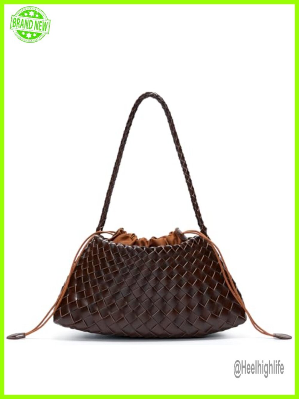 Woven Vegan Leather Underarm Shoulder Hobo Handbag for Women